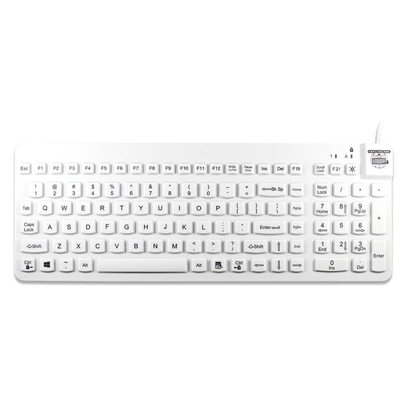 Man & Machine Europe manmachi man&machine keyboard really cool wh hygienetastatur.white.usb.de (DE, Kabelgebunden) (RCLP/DE/W5)