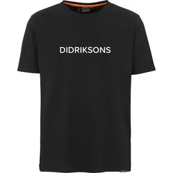 DIDRIKSONS Herren Shirt HARALD USX T-SHIRT D, Größe L in Schwarz Schwarz
