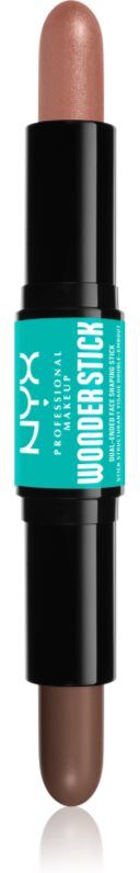NYX Professional Makeup Wonder Stick Dual Face Lift dual-ended contouring stick shade 03 Light Medium 2x4 g
