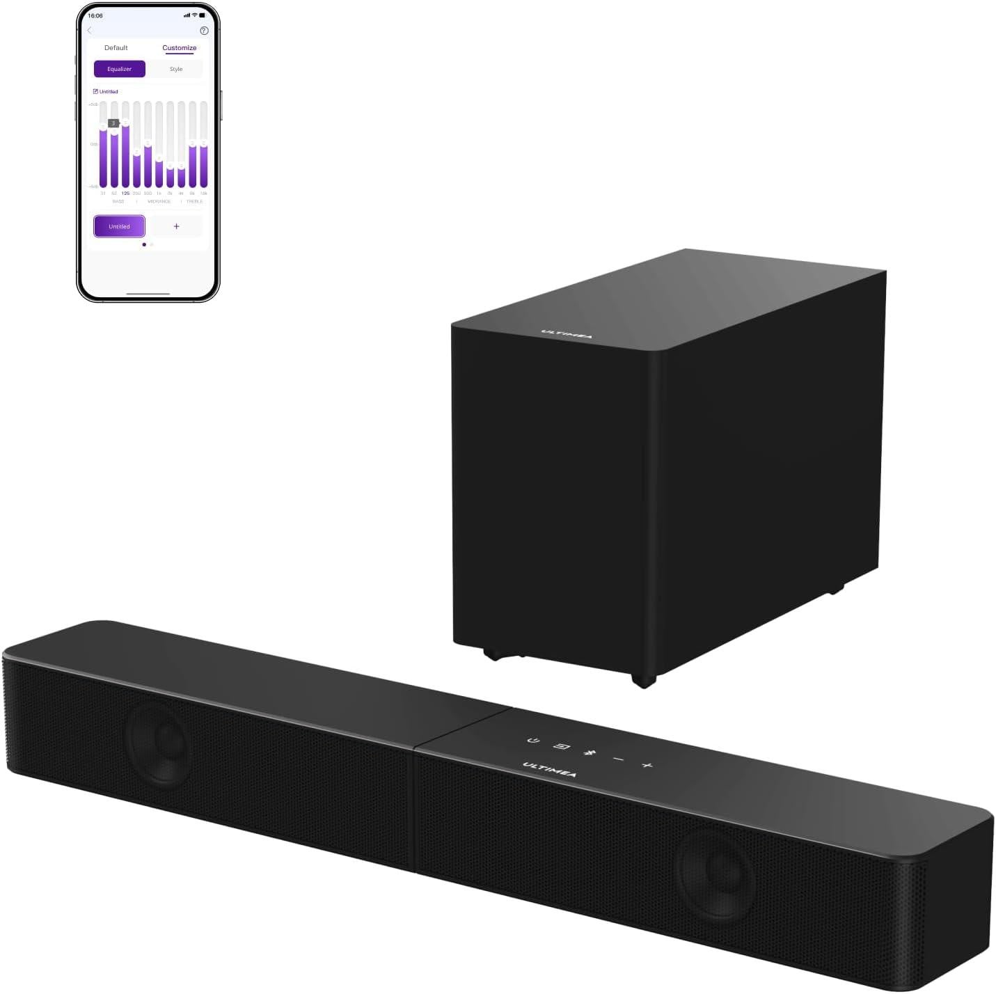 Selius TV-Soundbar Set met Draadloze Subwoofer