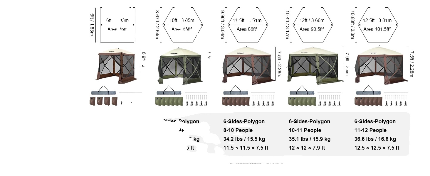 Pop-Up-Gazebo-Zelt, geräumiges 12,5x12,5ft Design, strapazierfähiges Oxford-Gewebe, einfacher Aufbau , 12x12ft grün