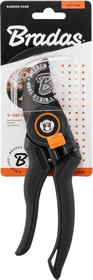 Bradas KT-V1029 Bypass-snoeischaar V-SERIE antraciet/oranje
