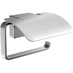 emco cue Toilettenpapierhalter chrom mit Deckel, 320000100