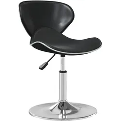 vidaXL Barhocker Schwarz Kunstleder