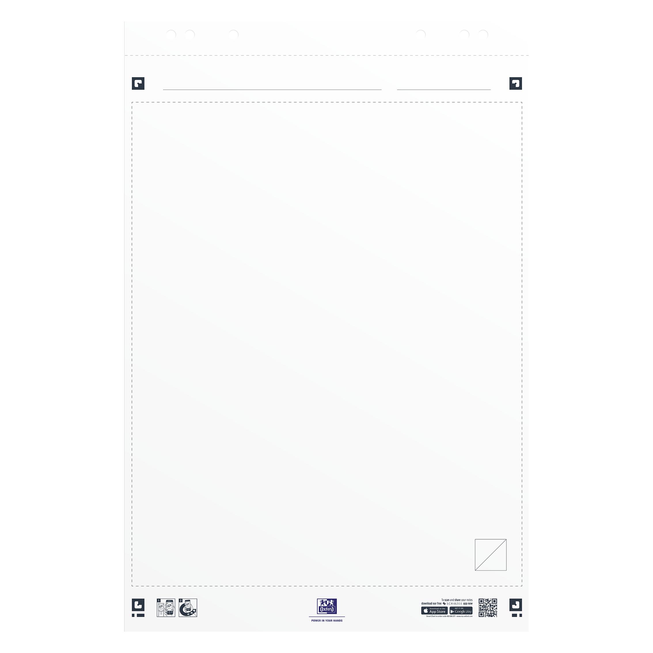 Oxford Smart Charts Flipchart 65x98cm blanko (400096277)