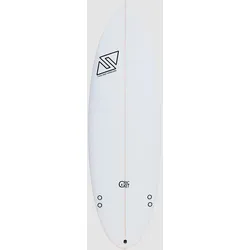 TwinsBros Cricket FCS2 Surfboard white Gr. 6'0