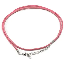 Packs Faux Suede Pendant Cords -  2.5mm x 55cm - Pink A064