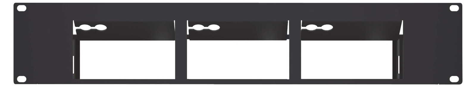 Kramer Electronics RK-CONNECT-PRO Blindplaat, Zwart