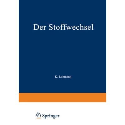 Der Stoffwechsel, Set von , Springer Berlin, 978-3-662-21765-8
