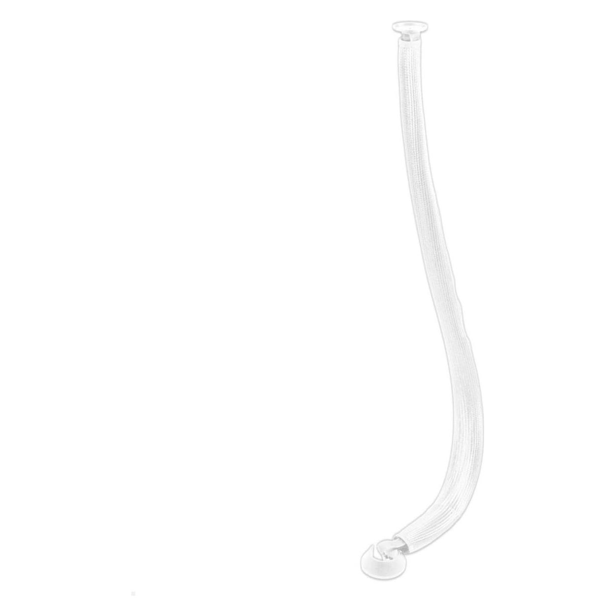 TecLines TKF002W Kabelführung Mesh Gewebe für Steh-Sitz Tisch 130 cm, weiss (Kabelschlauch) (TKF002W)