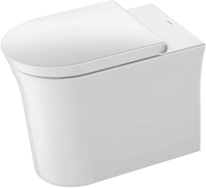 Duravit White Tulip Stand-Tiefspül-WC 2001090000 37x58cm, 4,5 l, Abgang waagerecht, Rimless, weiß