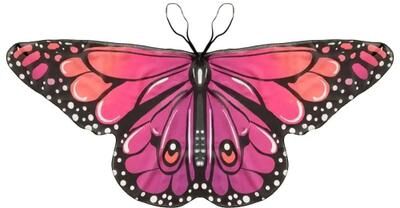 Uplift Picks Kids Butterfly Wings Cape Fairy Costume Pixie Cloak For Girls 02
