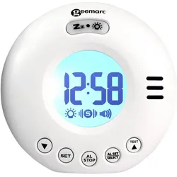 Geemarc, Wecker, JWNS-VOYAGERV2 WH I Elektronik Wecker Weiss