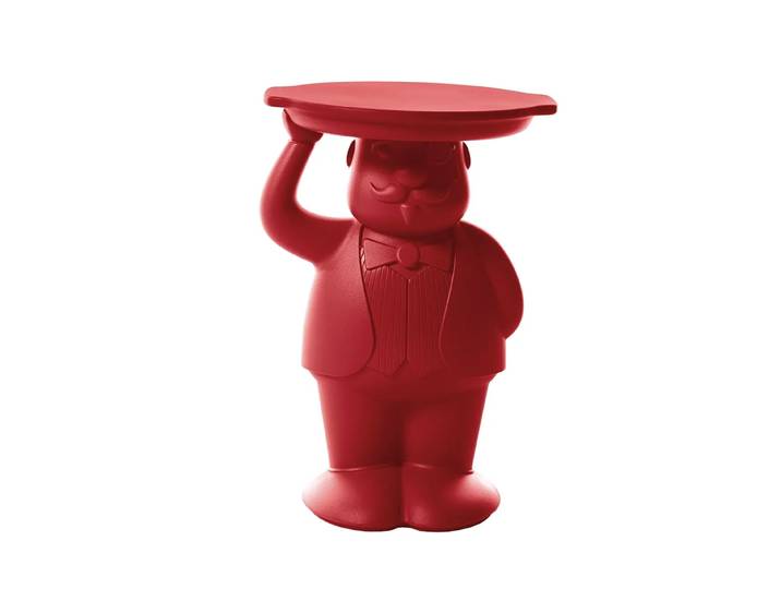 SLIDE table d'appoint AMBROGIO (Rouge - Polyéthylène)