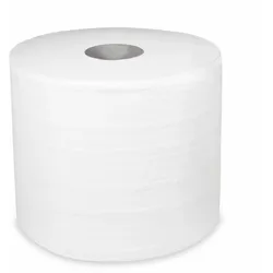 2x Industrie-Putztuchrolle geprägt Tissue 2-lagig Ø 24 x 38cm x 304m weiß