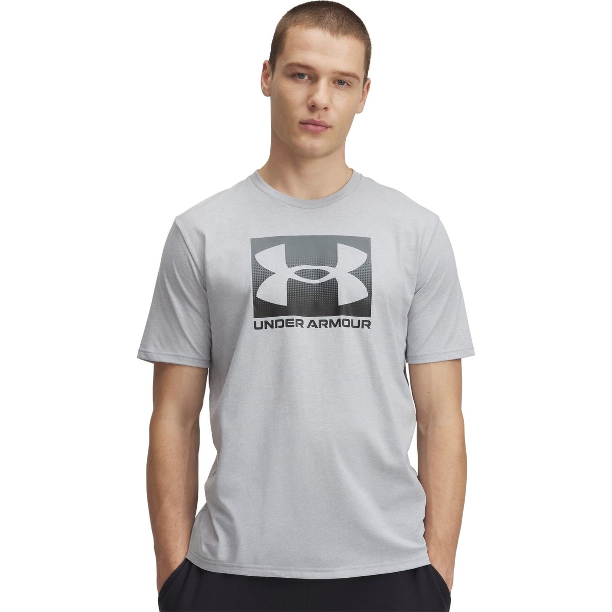 Under Armour M Boxed Sports Updated SS gray black (011) M 1386793-011-MD