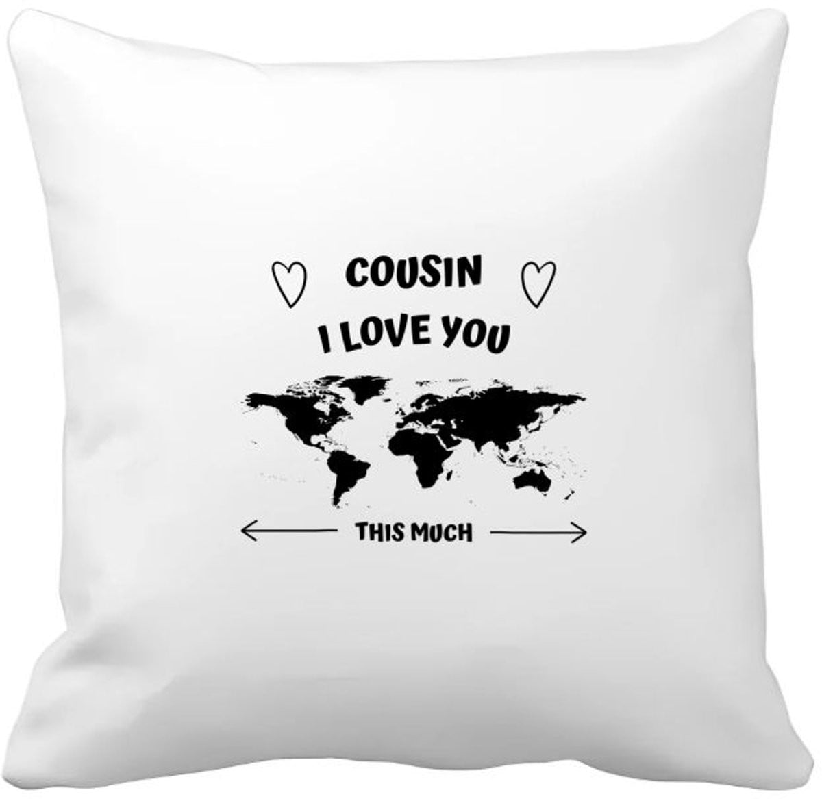 Akyol Cousin I Love You This Much Kussenhoes - Neef - 40 x 40 cm