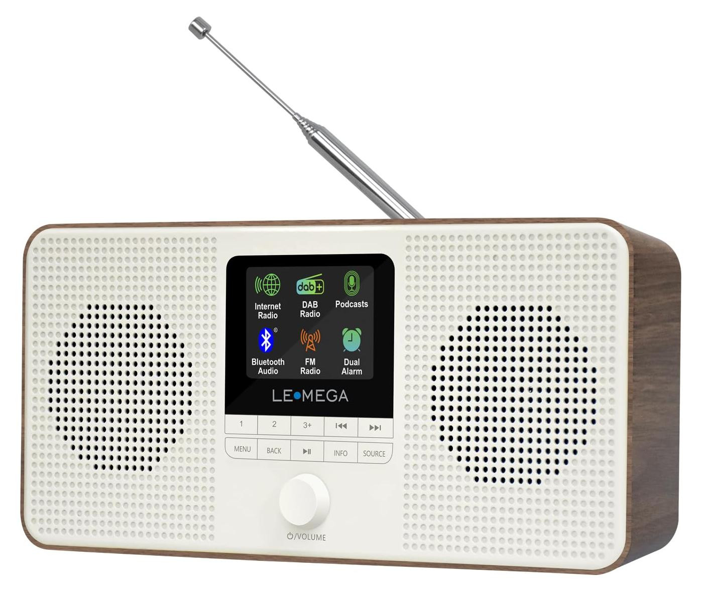 Selius IR4S WiFi-internetstereoradio, draagbare digitale DAB+/FM radio