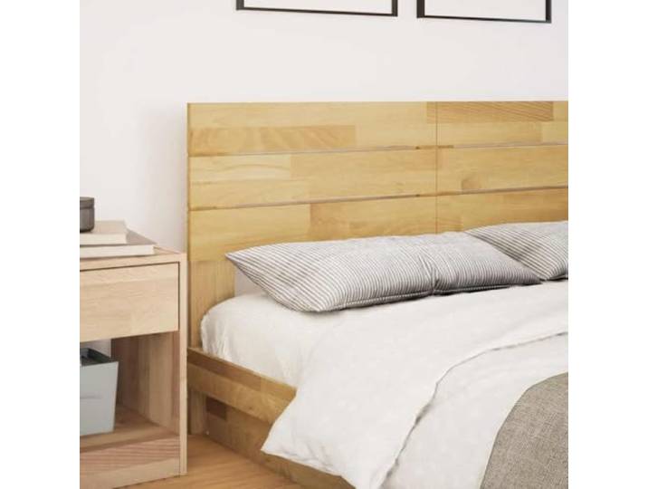 HGLADYU 140 cm Kopfteil mit Rückenstütze aus massiver Eiche – stabiles Kopfteil aus massiver Eiche für Ihr Bett, 140 cm Massivholz mit langlebiger Konstruktion