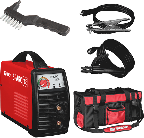 Helvi sparc 186 - Poste à souder à onduleur à électrode MMA - 160 A - kit sac helvi