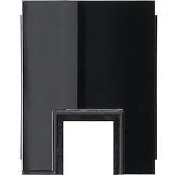 Gira Studio Adapter Leitungseinführung 1fach für Kanal 15 x 15 mm (schwarz glänzend)