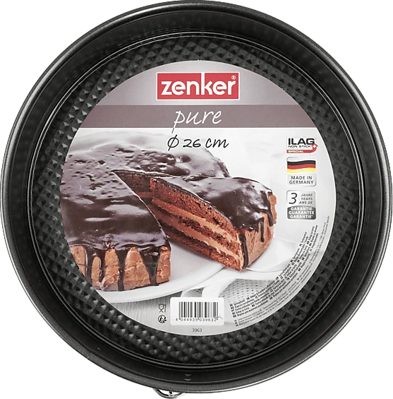 Zenker PURE Backform - O 26 cm x 6,5 cm