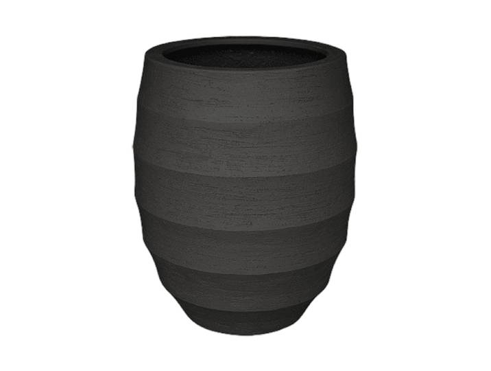 Hochwertiger In- & Outdoor Blumentopf „Bordo Balloon“, verschiedene Grössen Schwarzbraun Luca Lifestyle