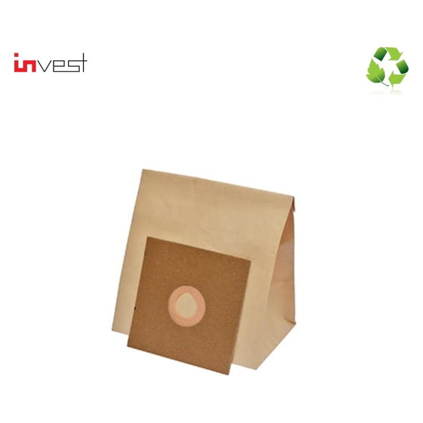 Invest Eco Paper Universal Vacuum Cleaner bags with cutting handle (4pcs.) (4x) (IZ-BAG01F)