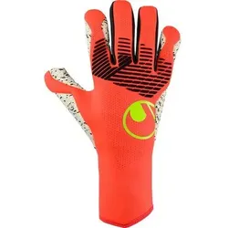 UHLSPORT Torwarthandschuhe FM ZNE Supergrip+ HN, Größe 10 in Rot Rot