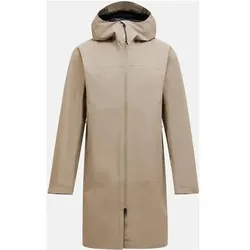 PEAK PERFORMANCE Herren Jacke M Treeline Shell Parka-AVID BEIGE, Größe XL in Braun Braun