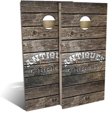 Skip's Garage Country Living Antiques Outdoor Cornhole Board Set