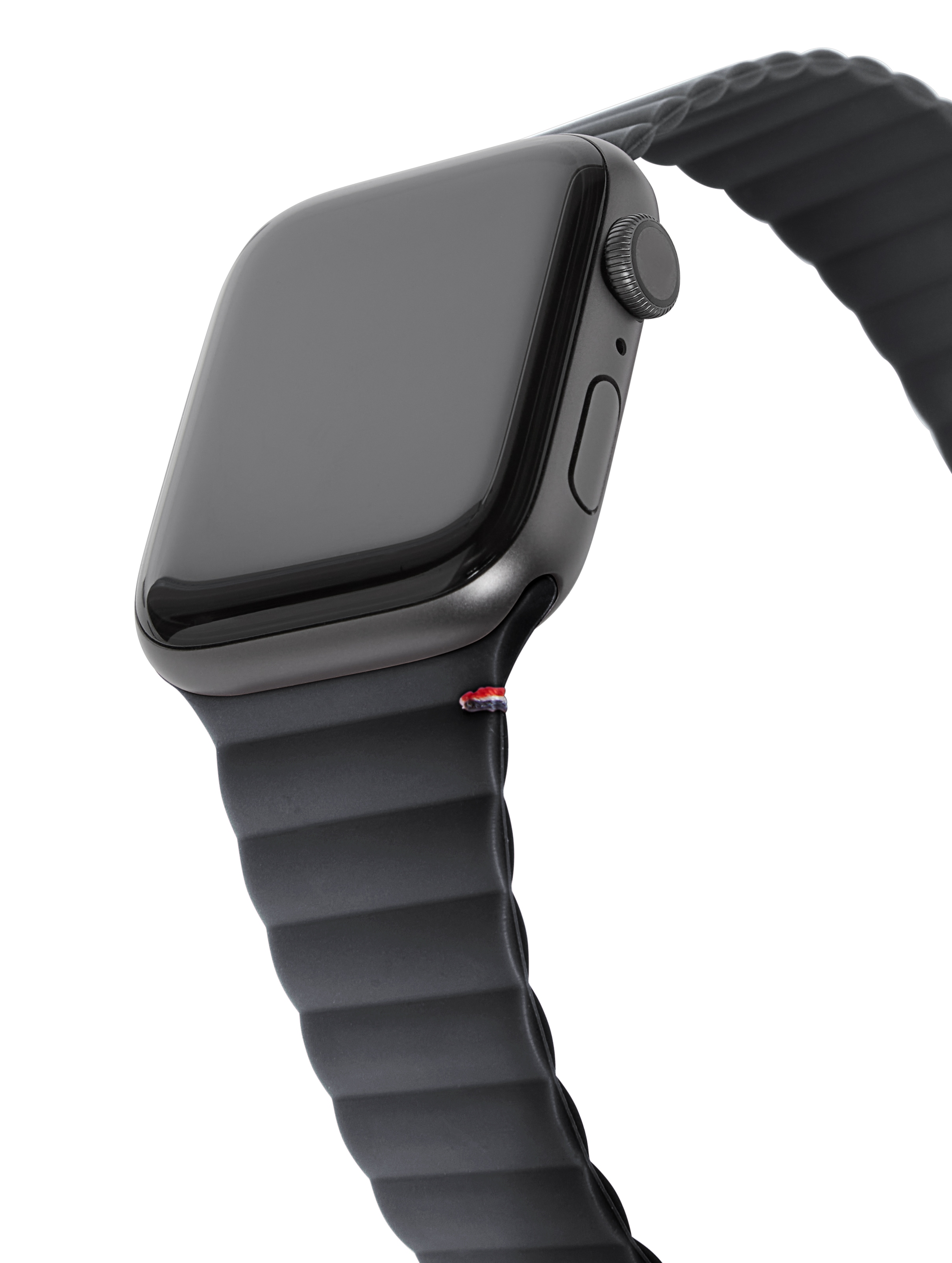 Decoded magnetisches Silikonarmband LITE Schwarz 38-40mm