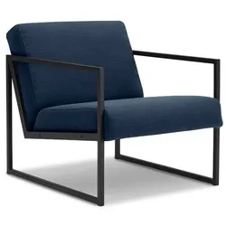 INNOVATION LIVING Sessel mit Armlehnen Vikko Stoff Blue Mixed Dance