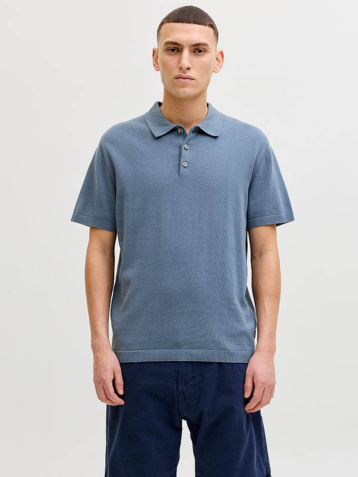 Jack & Jones Poloshirt "Will" in Blau - M