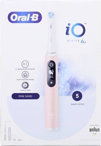 Oral-B iO Series 6n Pink Sand 8700216011419 Elektrische Zahnbürste