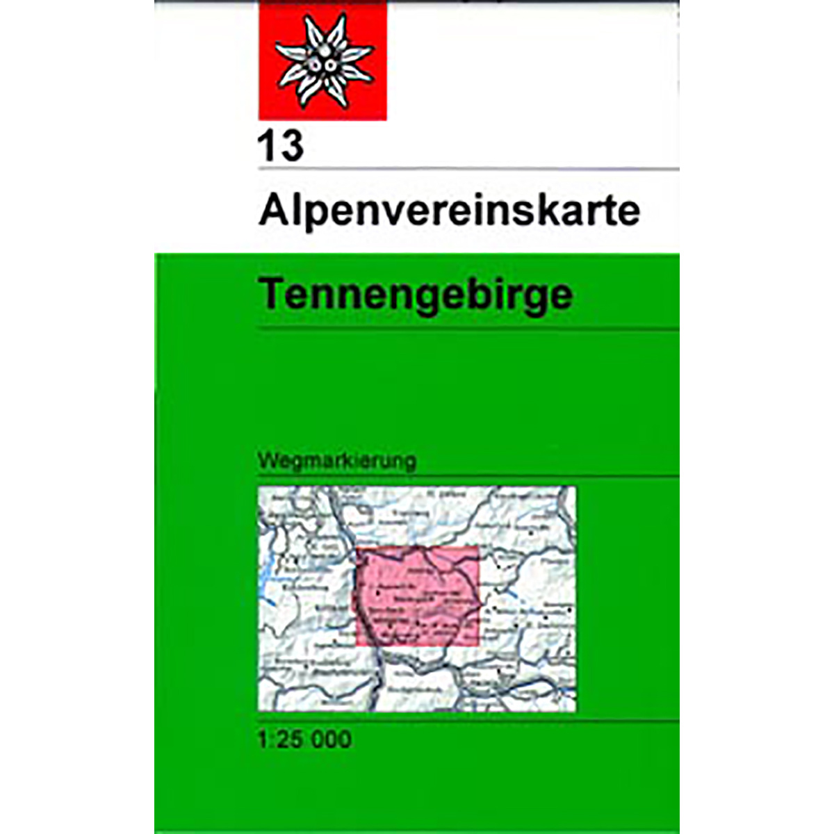 DAV AV-Karte 13 Tennengebirge (Größe One Size)
