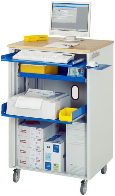 Poste informatique Rau mobile LxPxH 720x660x1100mm (07-2050.11)