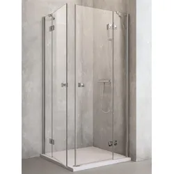 Profi  Line  Duschkabine  Eckeinstieg  Drehtür  mit  festen  Seitenteilen  2-teilig  1000x800mm