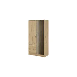 Drehtürenschrank   ¦ braun ¦ Maße (cm): B: 105 H: 200