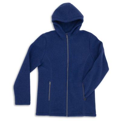 Engel - Jacke mit Kapuze - Wolljacke Gr 54/56 blau