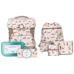 School-Mood Schulranzen-Set Hero Maxx Air Leopard, 7-teilig