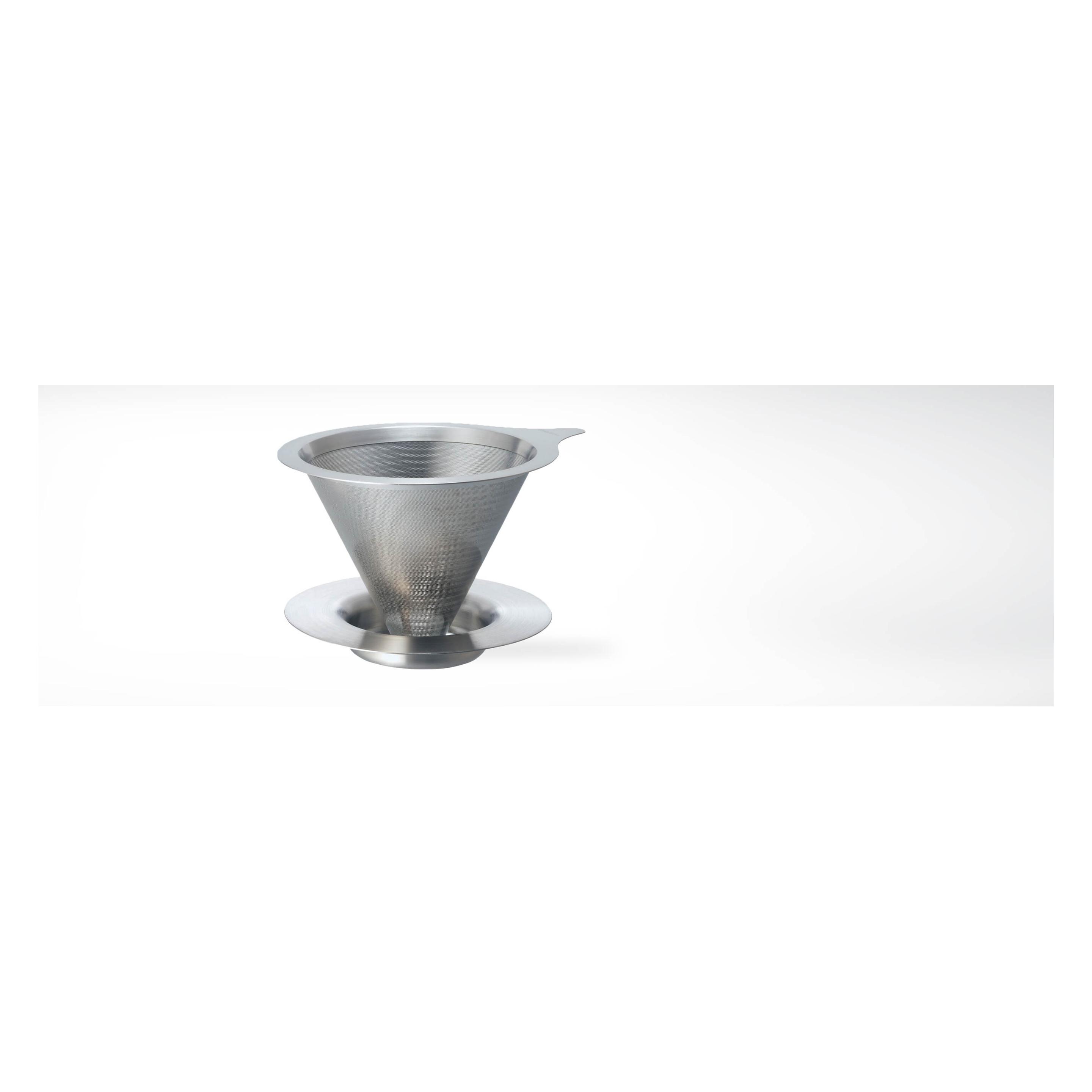 Hario Porzellan Kaffeefilter V60 Metall (DMD-02-HSV)