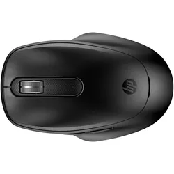 HPI HP 515 Ultra-Fast Rechargeable Wireless Mouse, Ambidextrous, RF Draadloos, 4000 DPI, Zwart (Kabellos), Maus, Schwarz