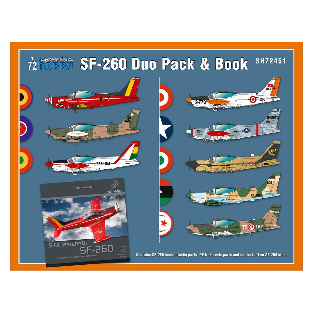 Special Hobby SIAI-Marchetti SF-260 Duo Pack & Book (SH72451)