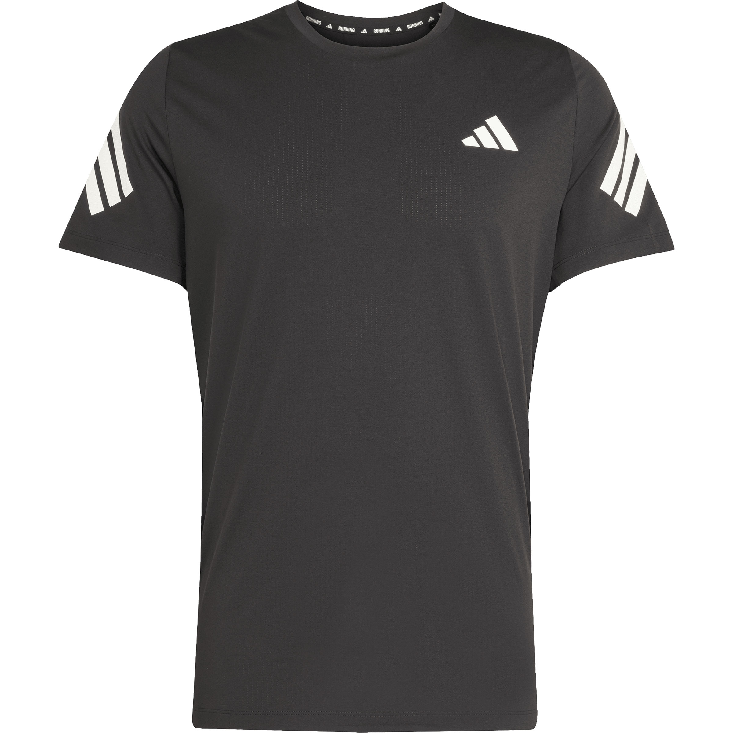 adidas Iconic Running Herren Laufshirts schwarz Größe S Laufen | Trailrunning Elastisch