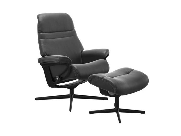 Stressless Sunrise M Cross Sessel mit Hocker Modern, Zeitlos