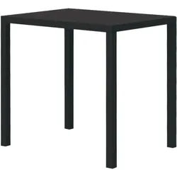 Kleiner Esstisch Quatris 80x60x75 cm schwarz