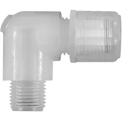Riegler, Schlauchanschluss + Schlauchverbinder, Winkel-Einschraubverschraubung G 1/8 a., f Schlauch 8/10 mm, PFA