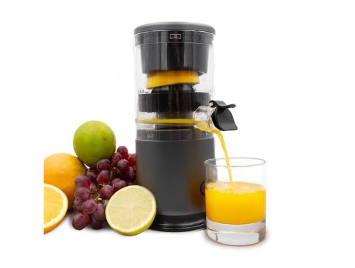 Livington JuiceBoost - Akku Entsafter klein - kabellose Saftpresse für unterwegs - Slow Juicer aus Obst & Gemüse - Obstpresse - USB aufladbar - ideal für Reise, Büro & Camping - 160 ml Auffangbehälter