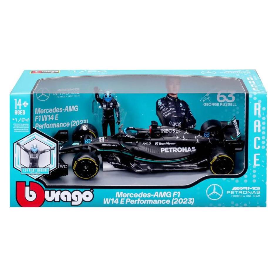 Bburago Rennen (Formel) mit Fahrerfigur - Mercedes-AMG F1 (54836070)